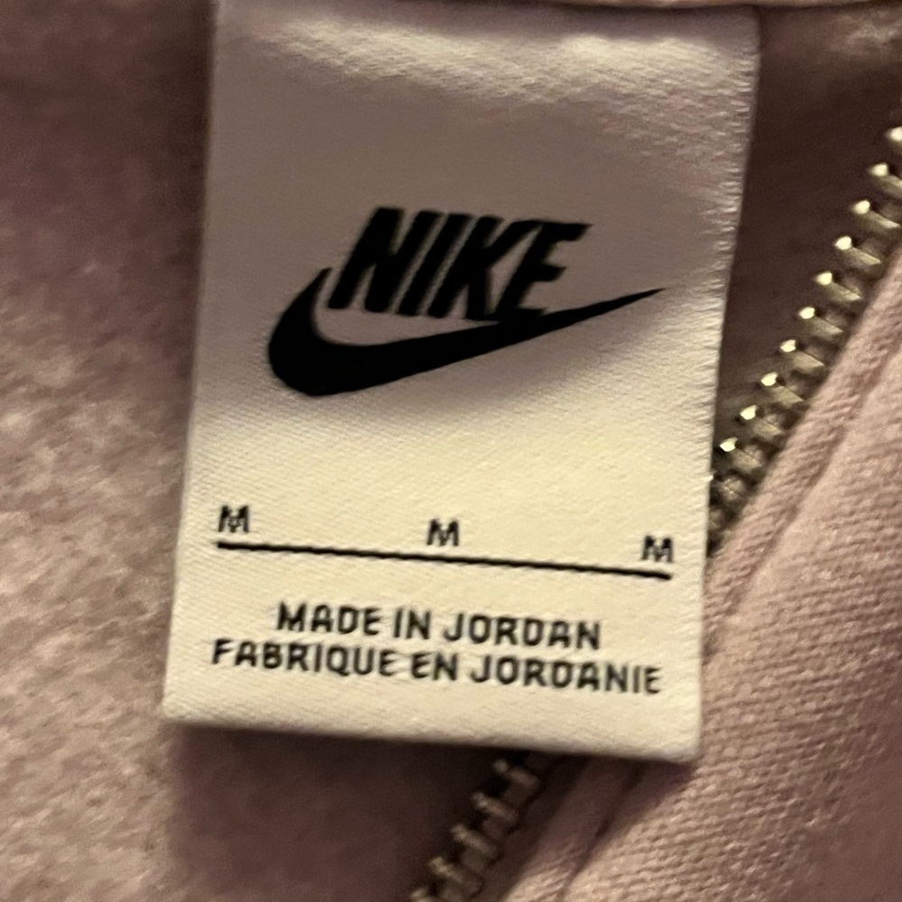 Nike Women's Light Purple Zip-Up Hoodie - Picture 3 of 5